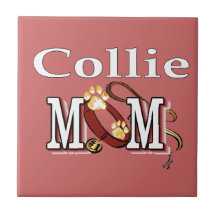 Collie Mom Gifts Ceramic Tiles