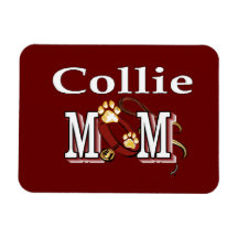 Collie Mom Gifts Flexible Magnets