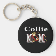 collie mom Keychain
