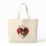 Collie(smooth tri) Valentine Bags