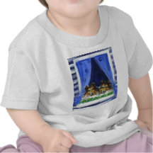 Collie window t shirts
