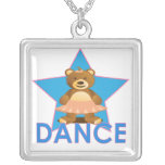 Collier adorable d'ours de danse