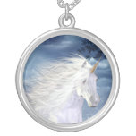 Collier blanc de beauté de licorne