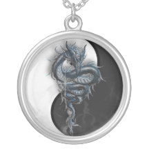 Collier chinois de dragon de Yin Yang