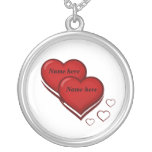 Collier d'amour avec des noms personnalisés