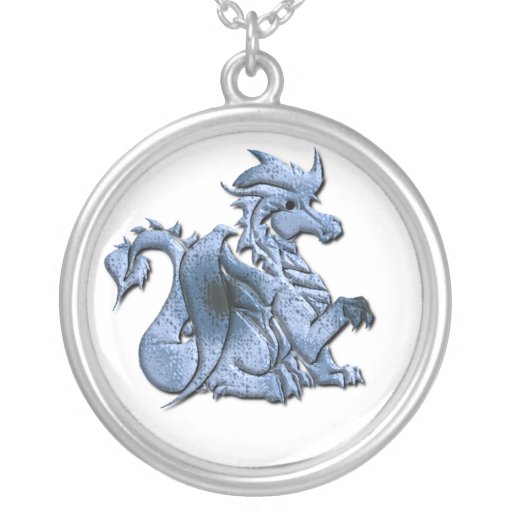 Collier de dragon à ailes par bleu