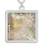 Collier de papier d'amour