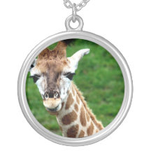 Collier de photo de girafe