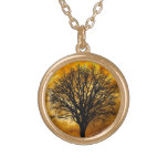 Collier de silhouette d'arbre