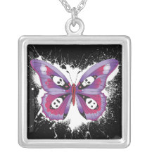 Collier d'éclaboussure de papillon