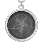 Collier gris d'argent sterling de Baphomet