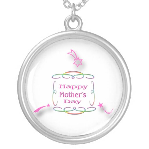 Collier heureux du jour de mère