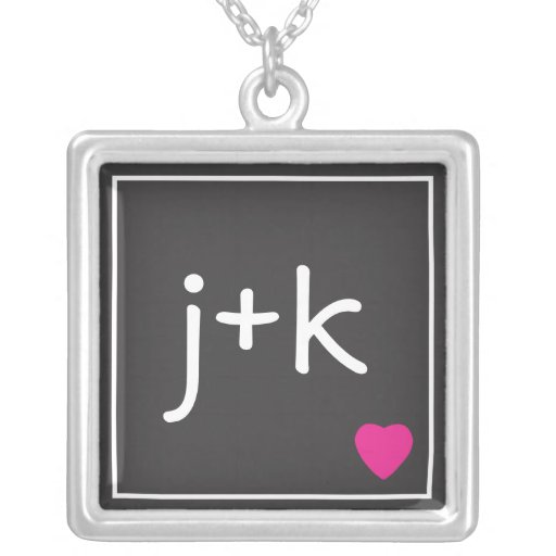 Collier initial d'amour