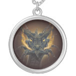 collier pendentif tête de Dragon