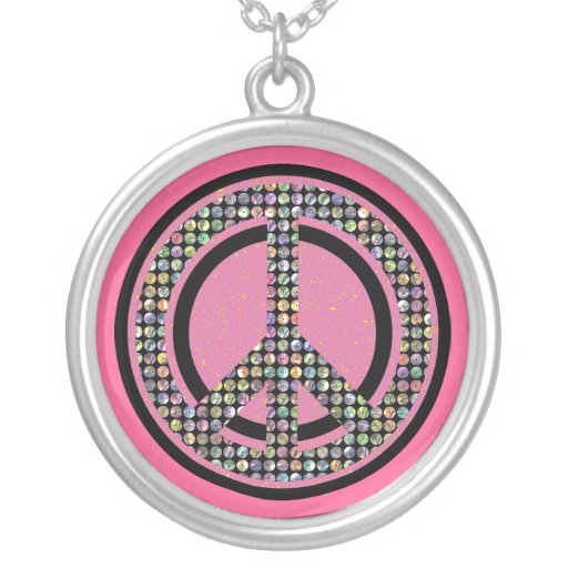 Collier ROSE PAILLETÉ de PAIX