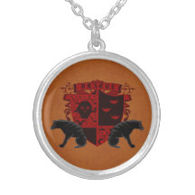 Collier rouge sang de crête d'imaginaire de Goth D