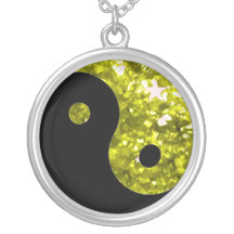 Collier vert de yang de Yin