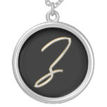 Colliers de monogramme d'agrafeuses de Bling