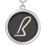 Colliers de monogramme d'agrafeuses de Bling