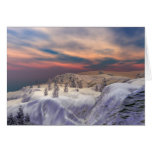 Collines effrayantes de Noël Cartes De Vœux