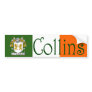 Collins Coat of Arms Flag Bumper Sticker