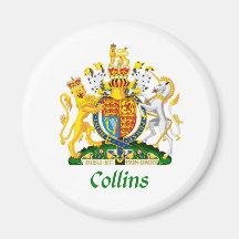 Collins Shield of Great Britain Magnets