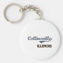 Collinsville Illinois City Classic Key Chain