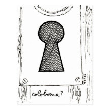 Coloboma postcard