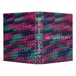 Coloful Crochet binder