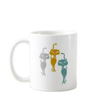 Coloful Girlfriend Cats Coffee Mugs