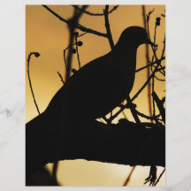 Colombe de Silhoutte Prospectus Personnalisés
