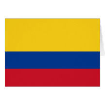 Colombia Flag Card