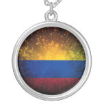 Colombia Flag Firework Necklace