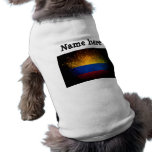 Colombia Flag Firework pet clothing
