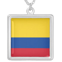Colombia Flag Necklace necklaces