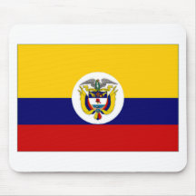 Colombia Naval Ensign Flag Mousepads