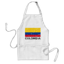 Colombia Vintage Flag Apron