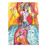 COLOMBINA/BOULE MASCARADE DE MARDI GRAS INVITATIONS PERSONNALISÉES