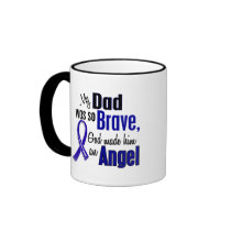 Colon Cancer ANGEL 1 Dad Coffee Mug