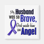 Colon Cancer ANGEL 1 Husband Fridge Magnet
