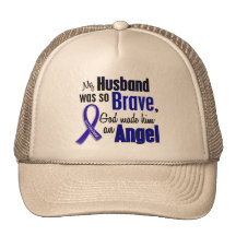 Colon Cancer ANGEL 1 Husband Mesh Hat