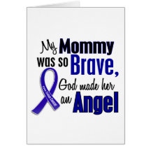 Colon Cancer ANGEL 1 Mommy Card