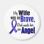 Colon Cancer ANGEL 1 Wife Fridge Magnets