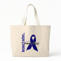 Colon Cancer Awareness Canvas Bag