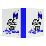 Colon Cancer Awareness Butterfly Medical Binder