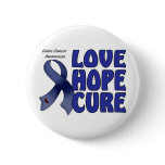 Colon Cancer Awareness Pinback Button