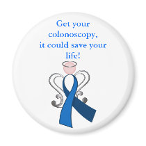 Colon Cancer Awareness Fridge Magnet