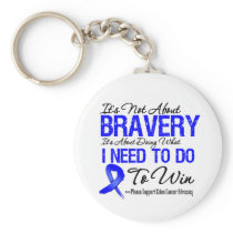 Colon Cancer Battle Key Chain