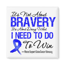 Colon Cancer Battle Refrigerator Magnet