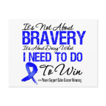 Colon Cancer Battle Postcard